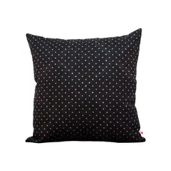 کوسن خال خالی کرم قهوه ای