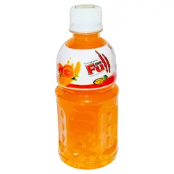 نوشیدنی بدون گاز پرتقال ایزوفول حاوی تکه های نارگیل 320 میلی لیتری