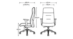 صندلی مدیریتی کاپا مدل M 300