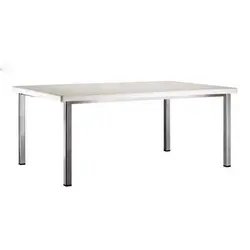 میز صفحه پلاستیکی مربع با پایه پروفیلی 85*85 کد 547 نظری