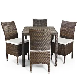 مشخصات، قیمت و خرید میز مربع مدل چهارپایه بورنووی - دکوریار