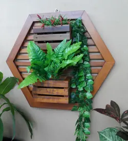 شلف دیواری چوبی کد 713