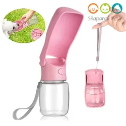 قمقمه آبخوری همراه سگ و گربه مدل تاشو