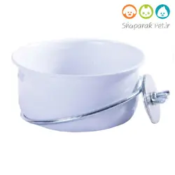 ظرف فلزی پرنده سلن گیره دار