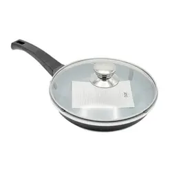 ATC تابه چدن سایز 24 تک دسته گرانیت درب پیرکس