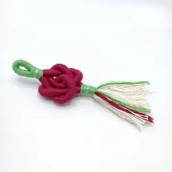آویز گره سرشتی بزرگ سرخابی