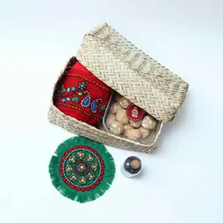 بسته هدیه سازمانی عید نوروز اسپریچو (پرستو) تحفه‌ای از کرمان - روستاتیش