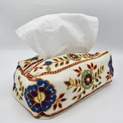 جا دستمال کاغذي پته‌دوزي کد 9