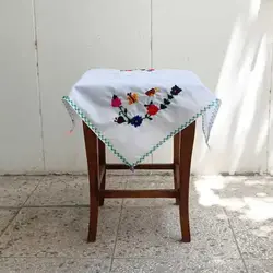 دستمال پارچه ای گلدوزی بزرگ نشتیفان طرح 47