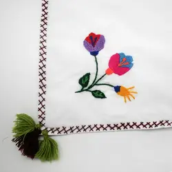 دستمال پارچه ای گلدوزی بزرگ نشتیفان طرح 48