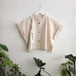 بلوز طرح جوانه کرم
