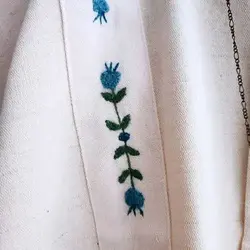 بلوز طرح جوانه کرم