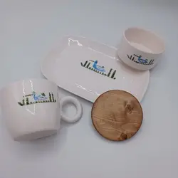 ست چای خوری سرامیکی طرح اردک