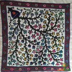 تابلو پته‌ دوزی طرح درخت زندگی 2
