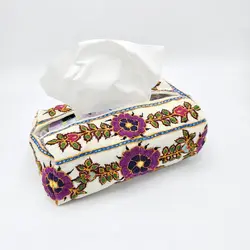 جا دستمال کاغذی پته‌دوزی کد 94