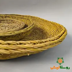 سبد ترکه بافی(کوچک به قطر 20 سانیمتر)