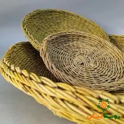 سبد ترکه بافی(کوچک به قطر 20 سانیمتر)