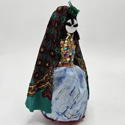 عروسک دست ساز بومی دوتوک سیاه چشمون