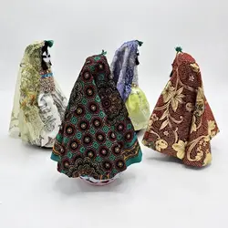 عروسک دست ساز بومی دوتوک سیاه چشمون