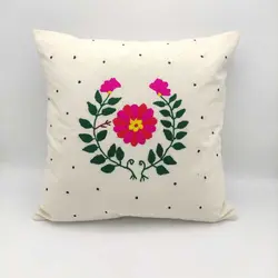 کاور کوسن گلدوزی گل نسترن