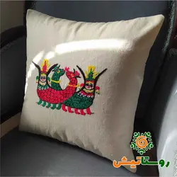 کاور کوسن گلدوزی شاماران
