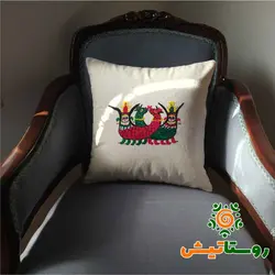 کاور کوسن گلدوزی شاماران