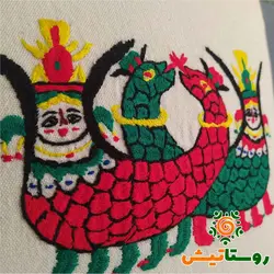 کاور کوسن گلدوزی شاماران