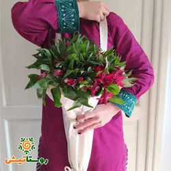 کیسه پارچه‌ای گل