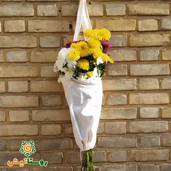 کیسه پارچه‌ای گل