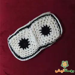 جامدادی موتیف بافی یا قلاب بافی 4