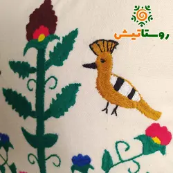 کاور کوسن گلدوزی هدهد