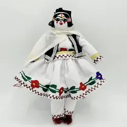 عروسک بومی دست ساز کرمانجی گلنار بزرگ