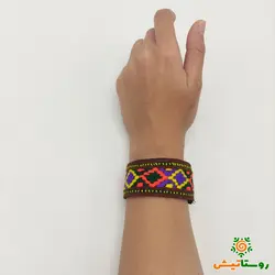 دستبند سوزن‌دوزی بلوچی زابد