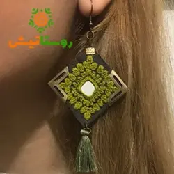 گوشواره سوزن‌دوزی بلوچی گیشو