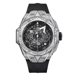 ساعت مچی هابلوت کهکشانی Hublot Unico Sang Bleu ll diamonds 1232H