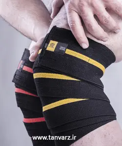زانو بند ورزشی پاورلیفتینگ چمپکس (Power Lifting Knee Wraps)