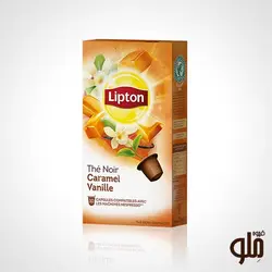 چای کپسولی لیپتون طعم کارامل و وانیل