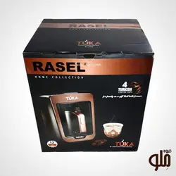 قهوه ساز ترک راسل مدل توکا چهار فنجان (رنگ سفید)