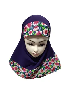 مقنعه نرگس دخترانه (کد:001)