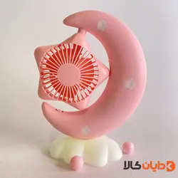 پنکه رومیزی چراغ دار مدل NO.HQ66-10⚡بهترین قیمت | دایان کالا