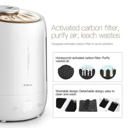 دستگاه بخور و رطوبت ساز سرد شیائومی درما مدل DEM-F600 ا Xiaomi Deerma DEM-F600 Ultrasonic Humidifier ا Xiaomi Deerma F600  aromatherapy diffuser humidifier 5 L