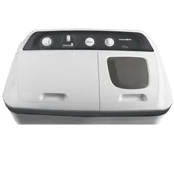 ماشین لباسشویی دو قلو پاکشوما، 9.6 کیلویی، درب سفید، مدل PWD-9653AJ