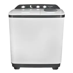 ماشین لباسشویی دو قلو پاکشوما، 9.6 کیلویی، درب سفید، مدل PWD-9653AJ