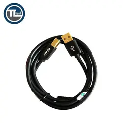 کابل پرینتر USB کانکتور فلزی دی‌نت طول 1.5 متر