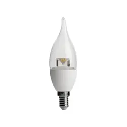 لامپ LED شمعی اشکی شفاف 7 وات سیماران
