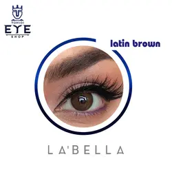 لنز رنگی لابلا پرمیوم لاتین براون LABELLA PREMIUM LATIN BROWN