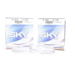 عدسی طبی SKY HCT 1.56 با قابلیت رنگ پذیری
