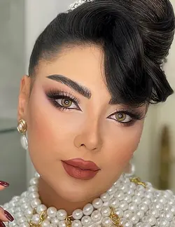 لنز رنگی سالانه گلوریا گلکسی هازل Gloria galaxy hazel