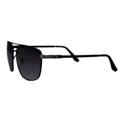 عینک آفتابی پلاریزه پورش دیزاین مدل PORSCHE DESIGN P8877 مشکی دسته نقره ای