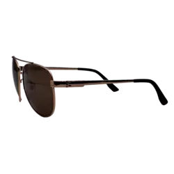 عینک آفتابی پلاریزه پورش دیزاین مدل PORSCHE DESIGN P8873 طلایی دسته مشکی